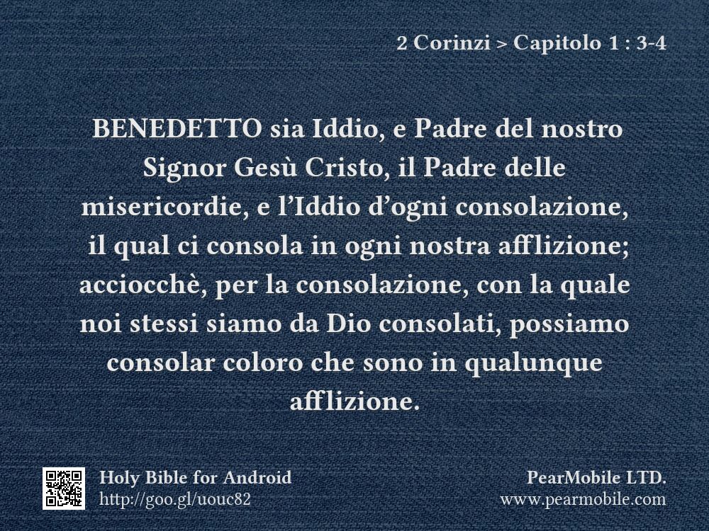 2 Corinzi, Capitolo 1:3-4
